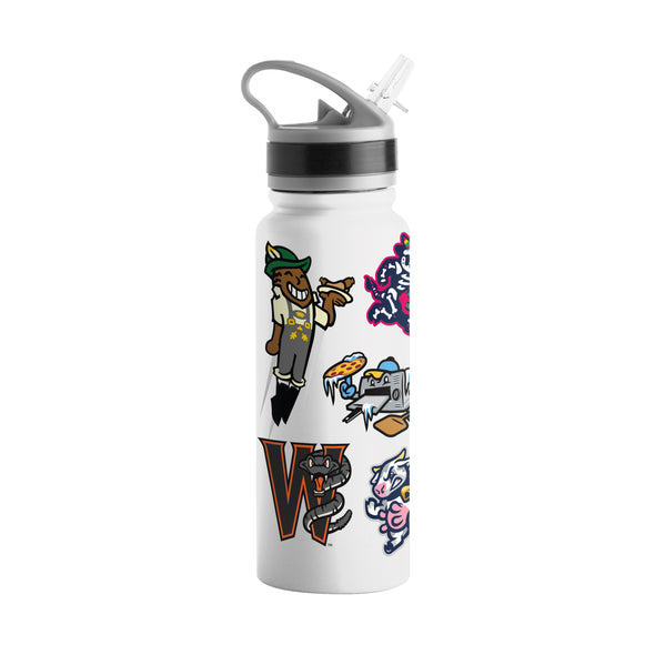 Timber Rattlers Logo Brands 25 oz. Stainless Steel Alt. Identity Water Bottle