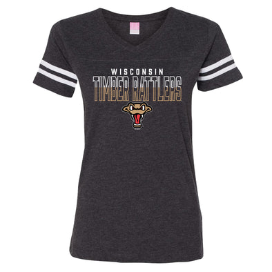 Timber Rattlers Bimm Ridder Women's Vintage Smoke Banton Sporty Tee