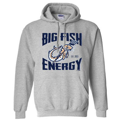 Shantymen Big Fish Energy Gray Hoodie