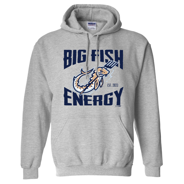 Shantymen Big Fish Energy Gray Hoodie